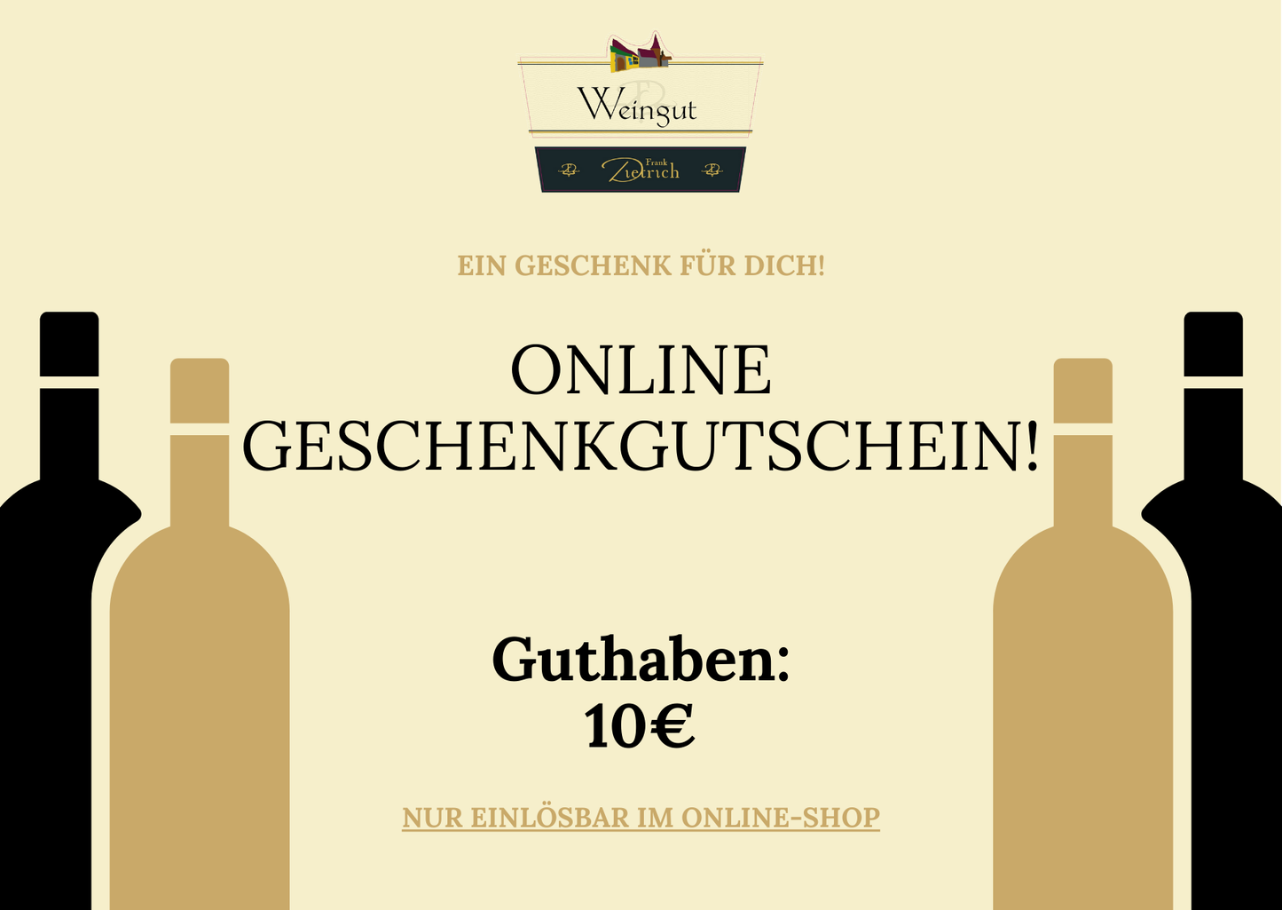 Online Geschenkgutschein! - Weingut Frank Dietrich