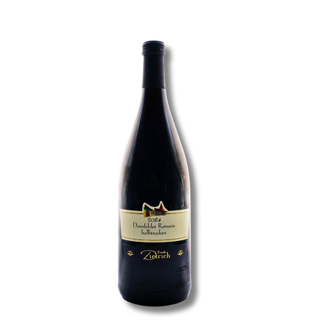 Dornfelder Rotwein 2024, halbtrocken Qualitätswein - Weingut Frank Dietrich