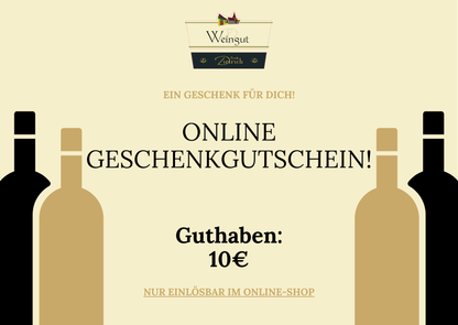 Online Geschenkgutschein! - Weingut Frank Dietrich