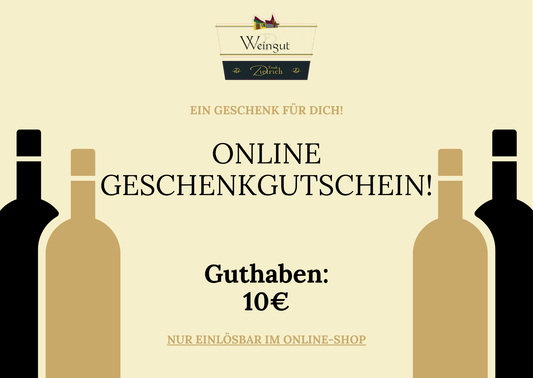 Online Geschenkgutschein! - Weingut Frank Dietrich