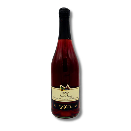Rosè Secco 2025, Perlwein mit zugesetzter Kohlensäure